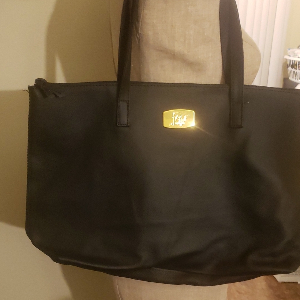 JOY MANGANO Black Tote Bag